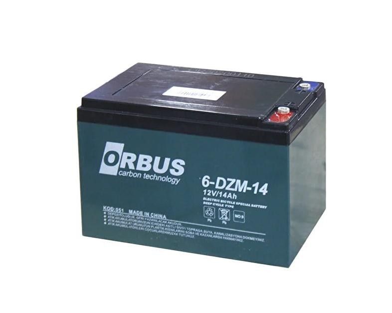 Orbus 12V 14Ah Elektrikli Bisiklet Aküsü