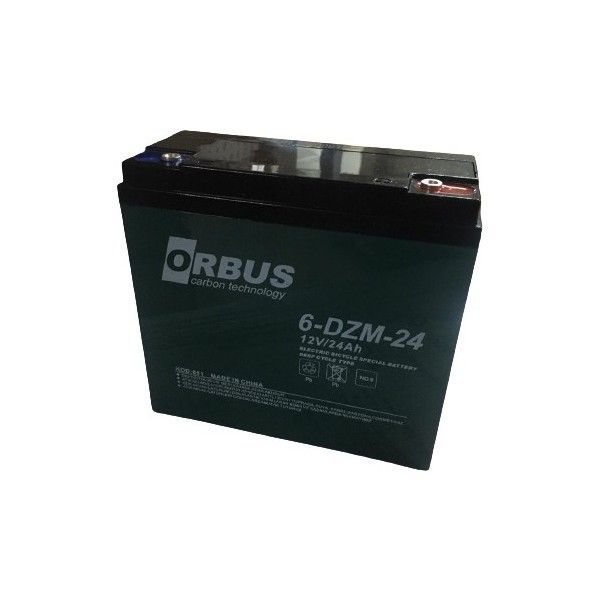 Orbus 12V 24Ah Dik Elektrikli Bisiklet Jel Akü