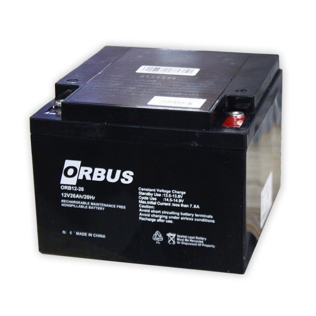 Orbus 12V 26Ah ORB12-26 Bakımsız Kuru Akü