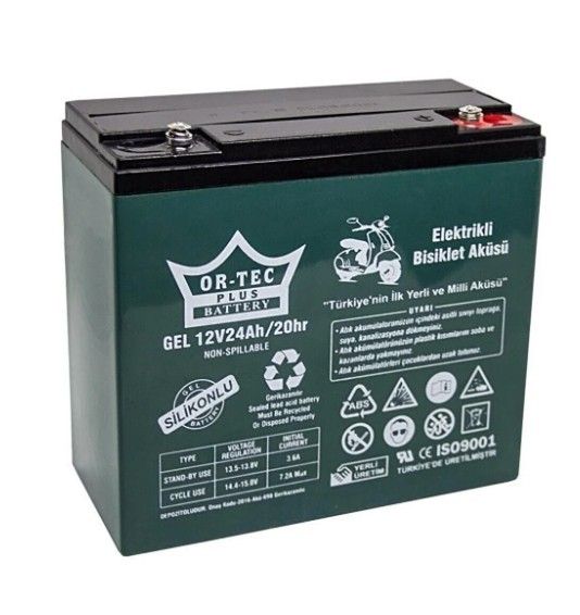Ortec 12V 24A Silikon Jel Akü
