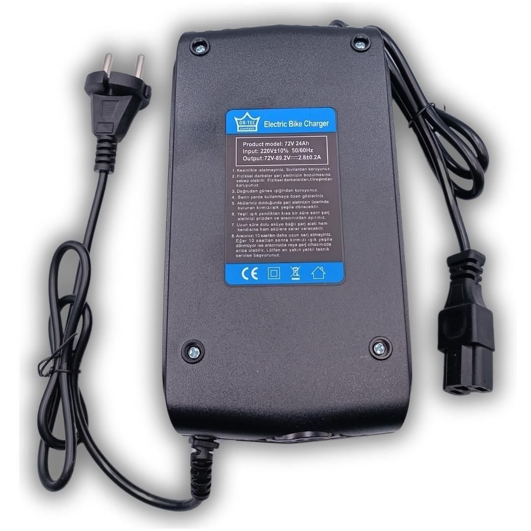 Ortec 72V 24Ah Ekobis Şarj Cihazı