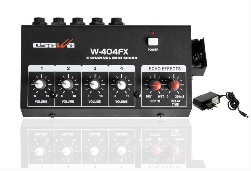 Osawa W-404 FX 4 Kanal Mini Mixer