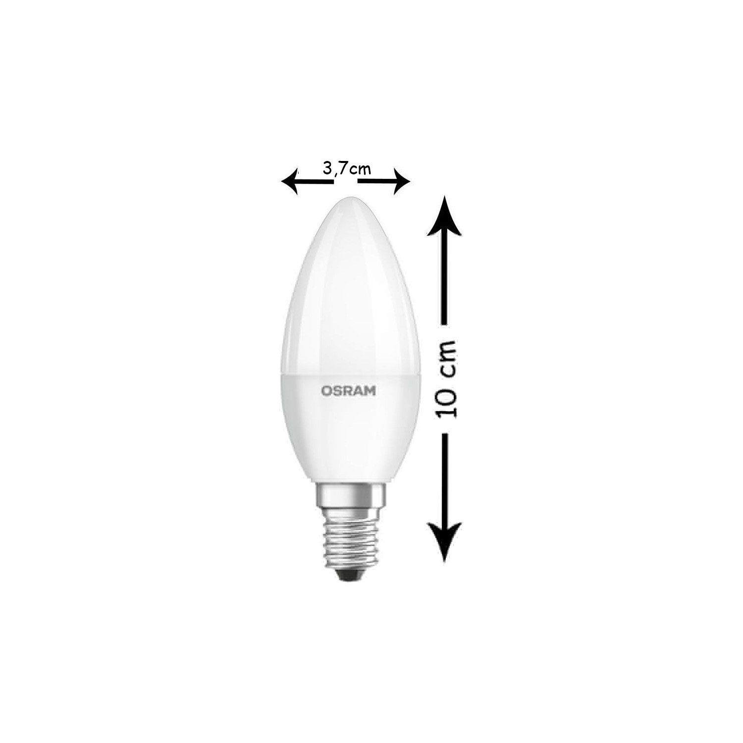 Osram Led Value 4.9W E14 Günışığı Led Mum Ampul