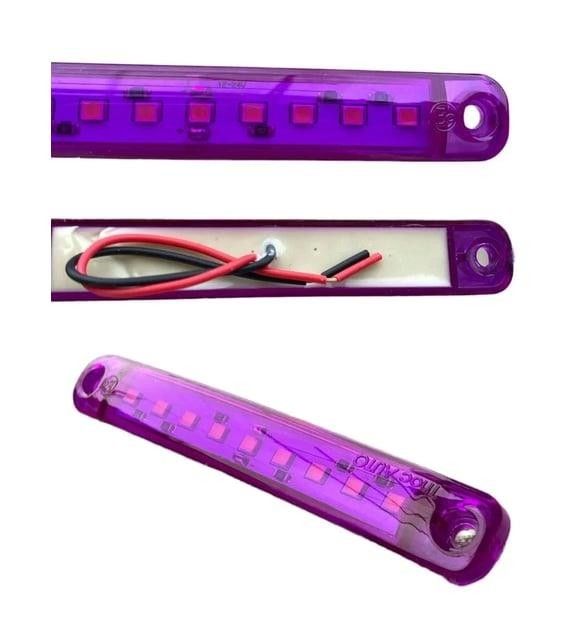 Oto Parmak Led Mor (9 Ledli)