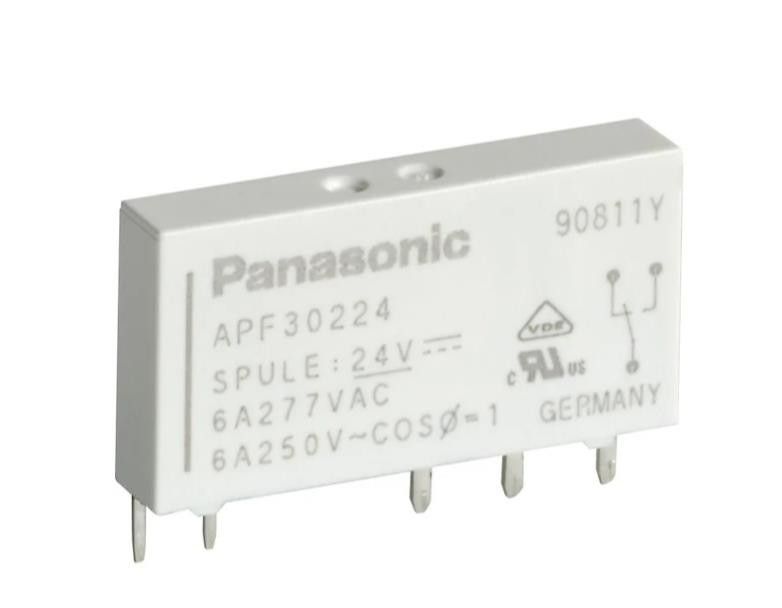 Panasonic APF30224 24V 6A 5 Pin Slim Röle