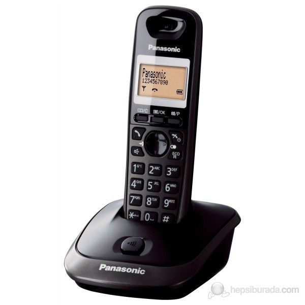 Panasonic KX-TG2511 Kablosuz Dect Telefon Siyah