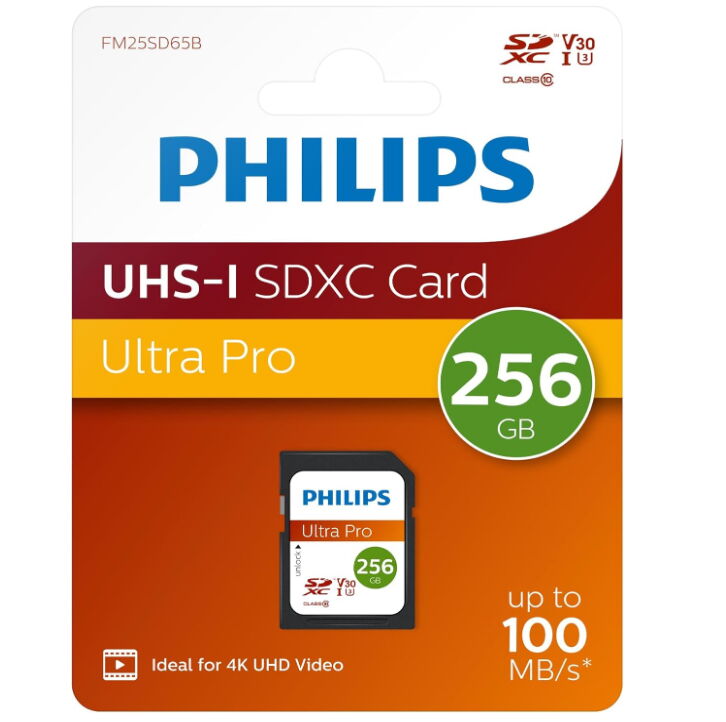 Philips 256Gb UHS-I MicroSDXC Hafıza Kartı