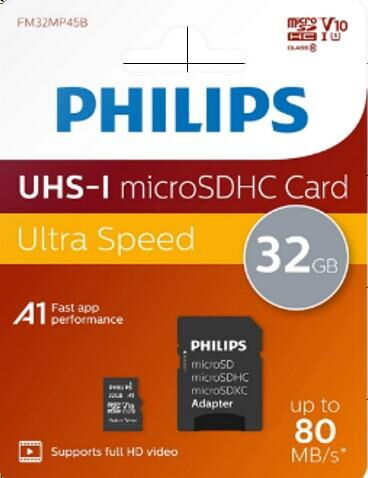 Philips 32Gb UHS-I MicroSDHC Hafıza Kartı