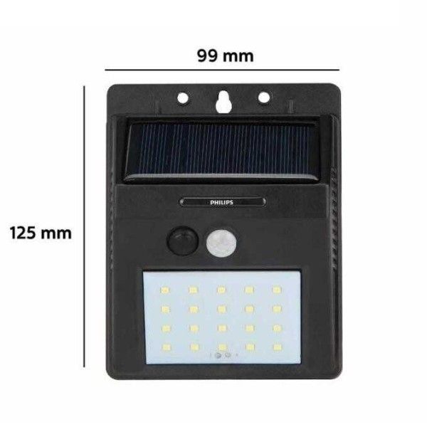 Philips BWS010 LED50/765 0.5W-5W Solar Duvar Aplik