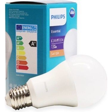 Philips Essential 14W E27 2700K Sarı Led Ampul