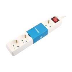 Philips SPS1050A Beşli 2m. ÇK Anahtarlı Grup Priz