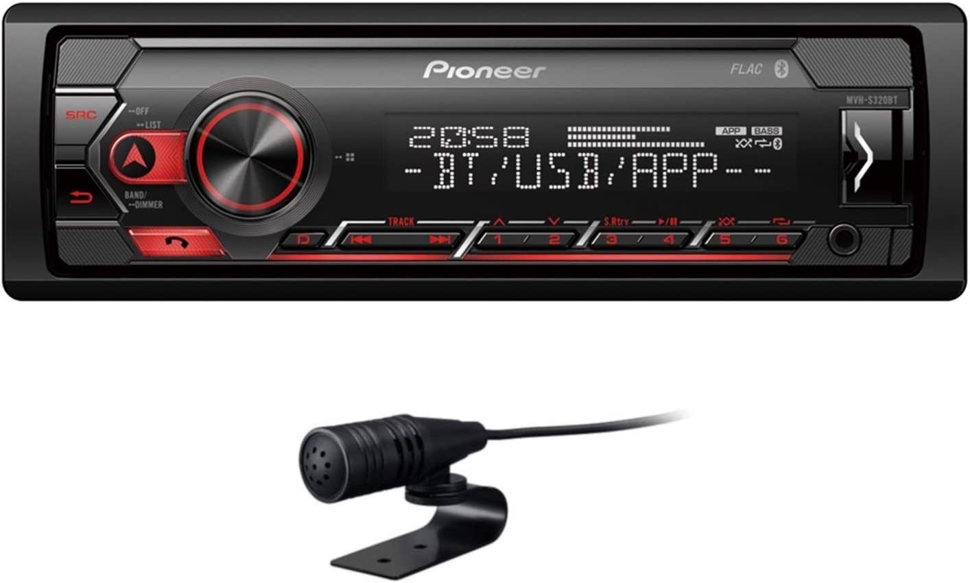 Pioneer MVH-S320BT Usb/Mp3/BT 4x50W Oto Teyp