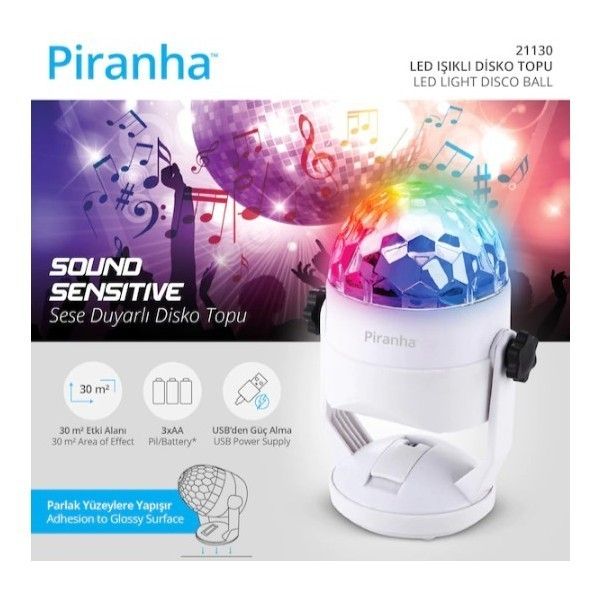 Piranha 21130 Led Işıklı Disko Topu