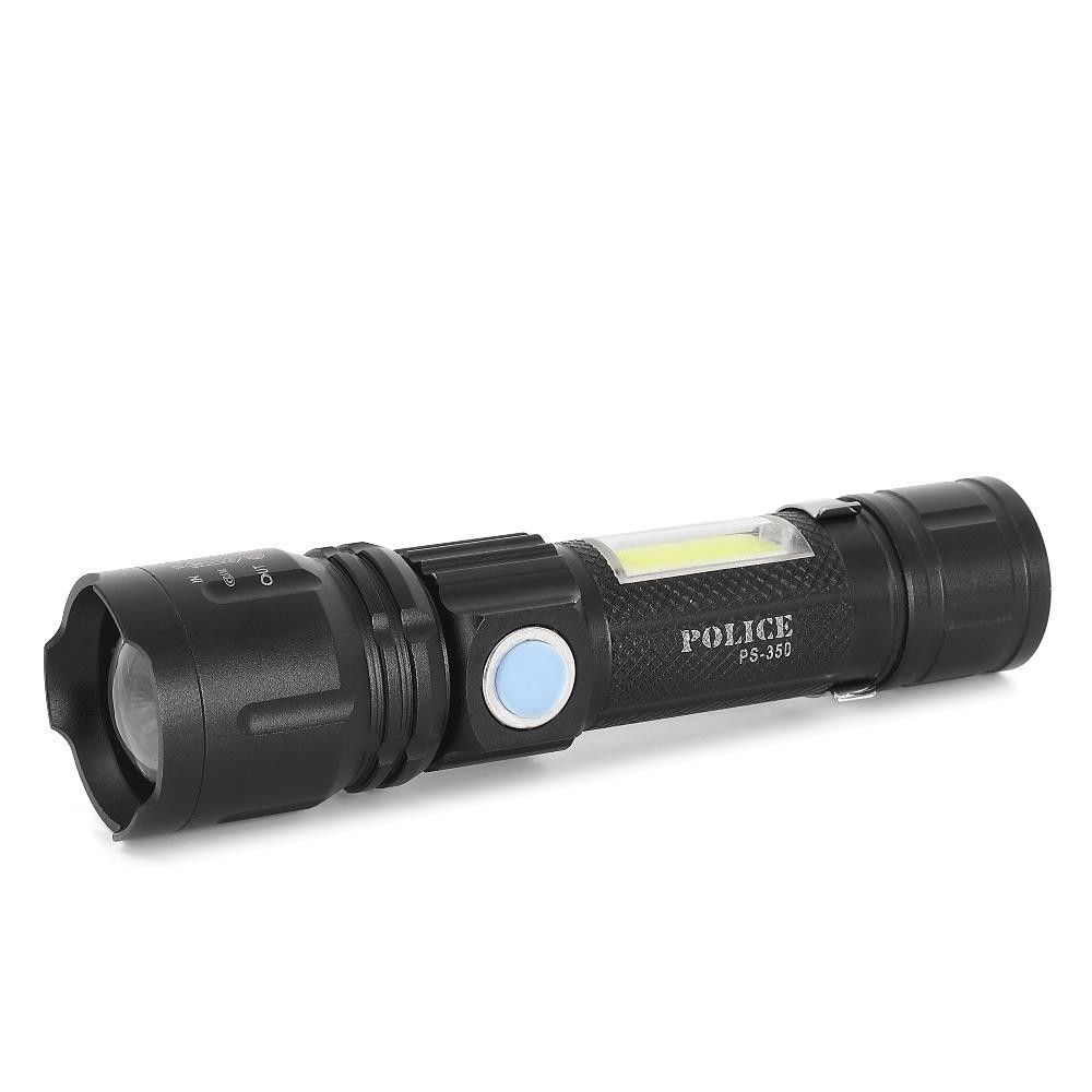 Police PS-350 Şarjlı Metal El Feneri