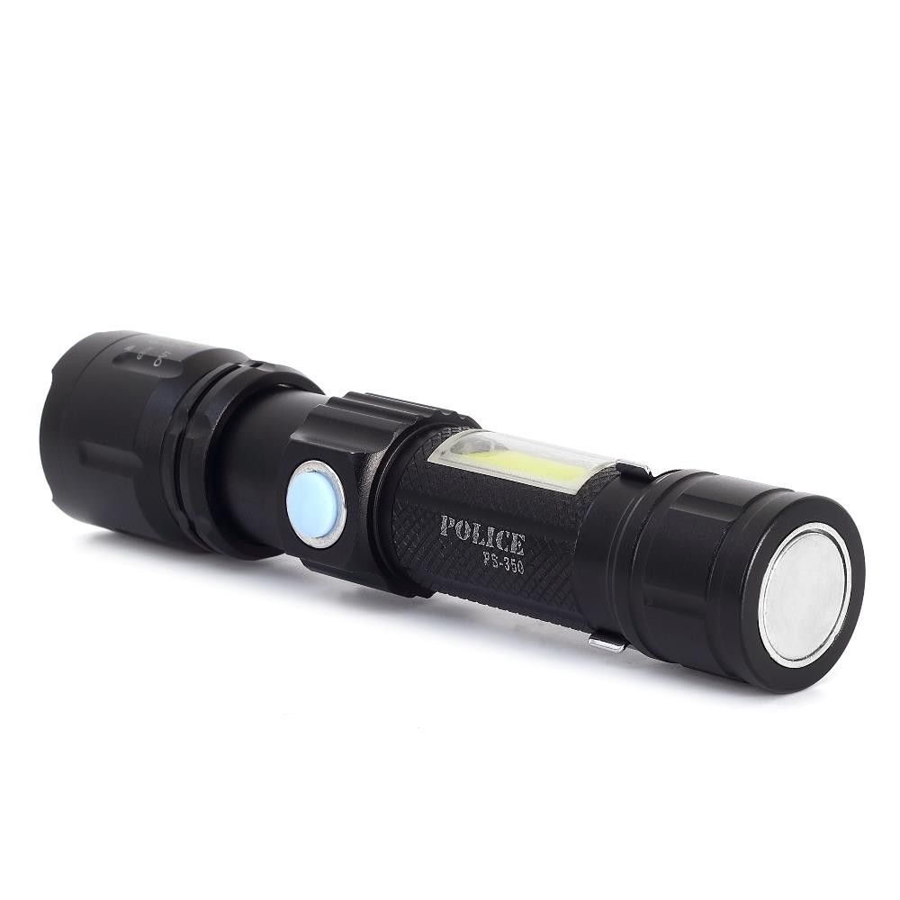 Police PS-350 Şarjlı Metal El Feneri
