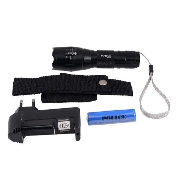Police PS-44 Cree T6 Led Zoom Şarjlı El Feneri