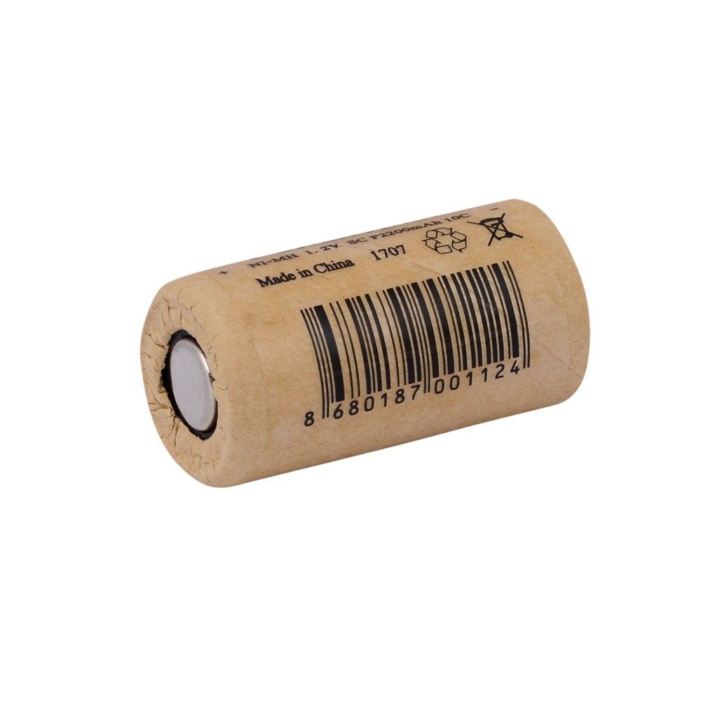 Power-Xtra 1.2V 2200 mAh Ni-Mh SC 10C Kağıt Şarjlı