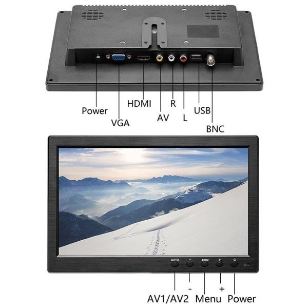 PowerMaster PM-6092 10.1 Hdmi Vga Araç Monitörü