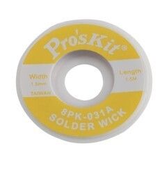 Proskit 8PK-031A 1.5mmx1.5m Lehim Sökme Fitili