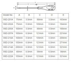 Proskit 9SD-207A 6.0x100mm Düz Tornavida