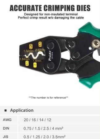 Proskit CP-151A Yeni Mekanizma Sıkıştırma Pensesi