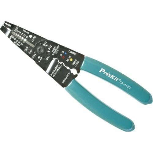Proskit CP-412G 8" Tel Sıyırıcı/Sıkma Pensesi