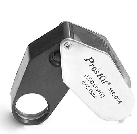 Proskit MA-014 8X Led Işıklı Magnifer Büyüteç