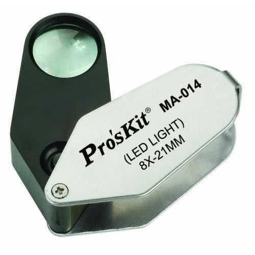 Proskit MA-014 8X Led Işıklı Magnifer Büyüteç