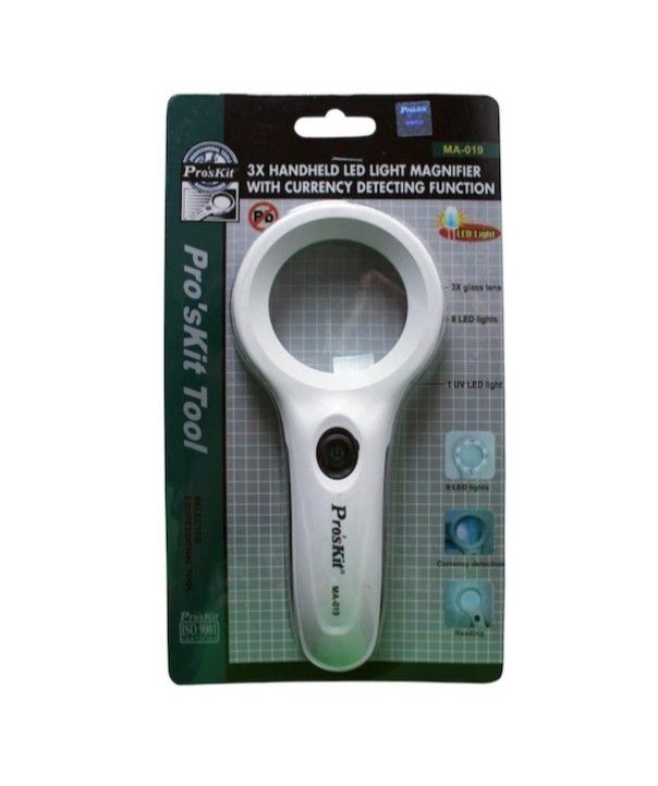Proskit MA-019 Led Işıklı Magnifer El Tipi Büyüteç
