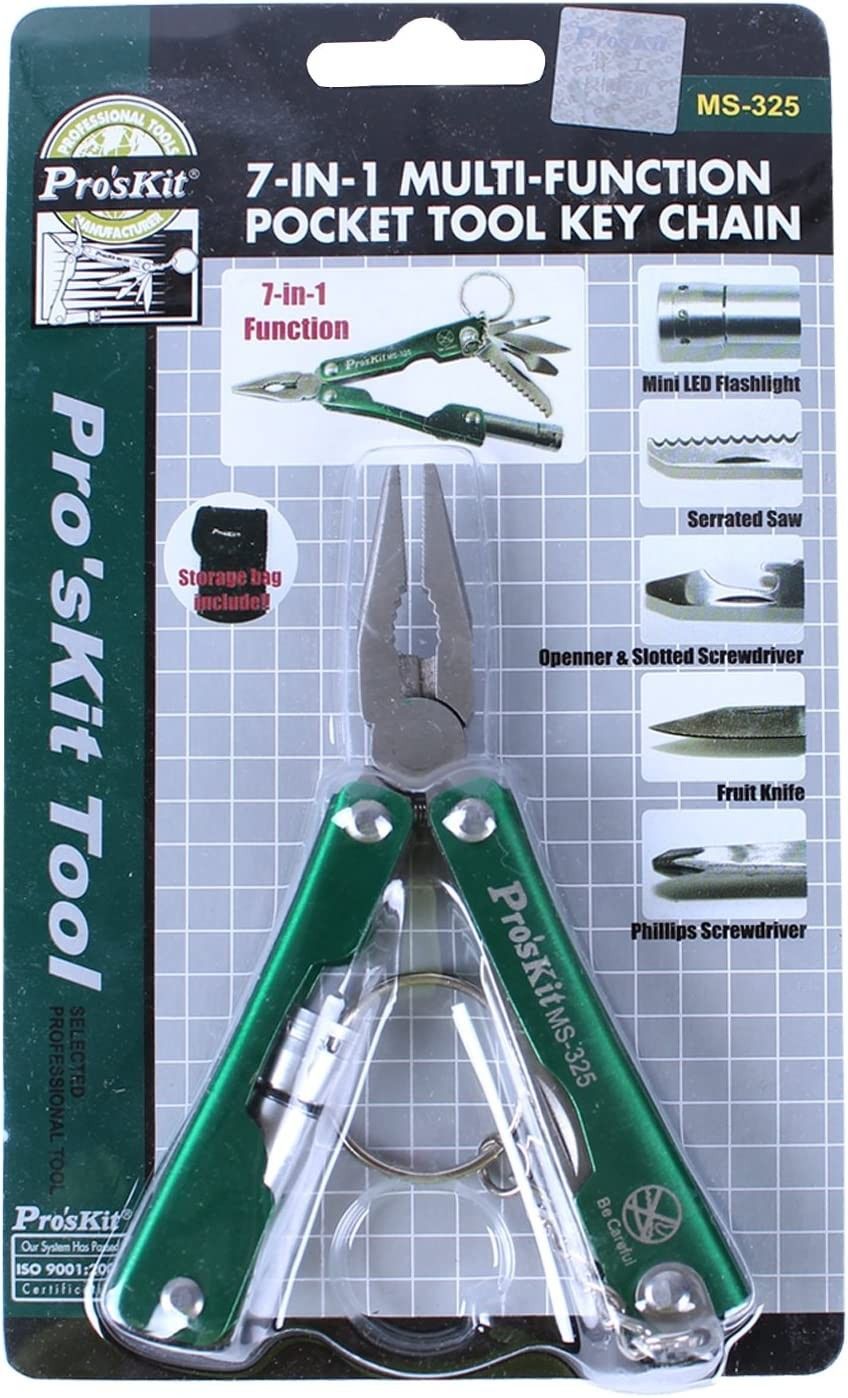 Proskit MS-325 Çok Fonksiyonlu Cep Seti