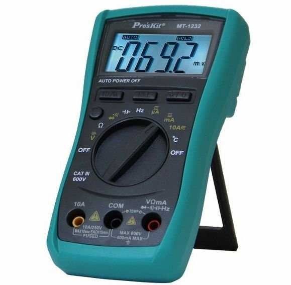 Proskit MT-1232 Otomatik Kademe Dijital Ölçü Aleti