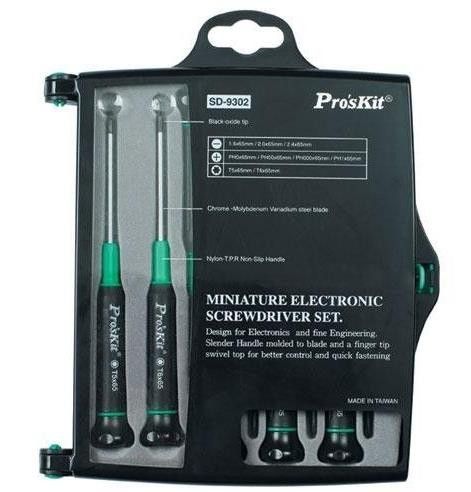 Proskit SD-9302 Minyatür Tornavida Seti