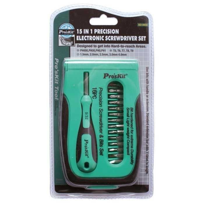 Proskit SD-9804 15 Parça Tornavida Seti
