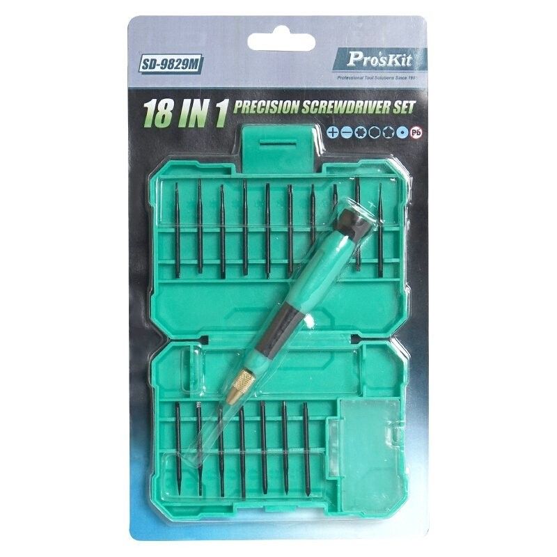 Proskit SD-9828M 18 Parça Hassas Tornavida Seti