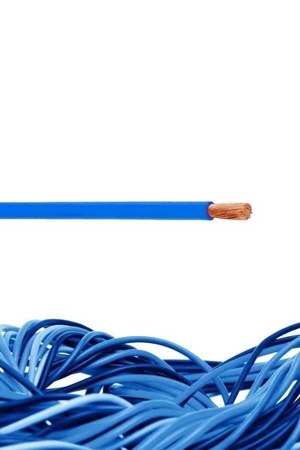 Prysmian 0.50mm NYAF Kablo (H05V-K) Mavi