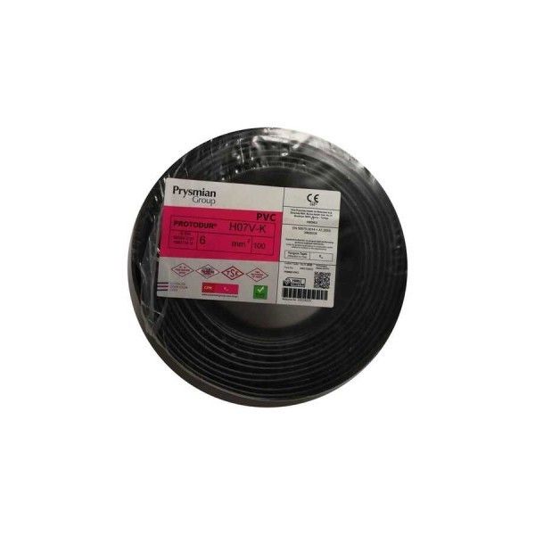 Prysmian 6mm NYAF Kablo (H07V-K) (Siyah)