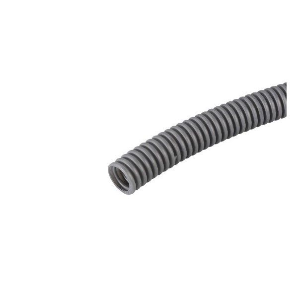 Q12 Polyamid Alev Yaymayan Spiral Boru (Gri) (m50)