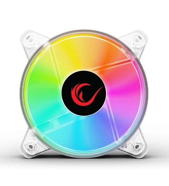 Rampage 6C-121 120x120x25mm Rainbow Ledli Kasa Fan