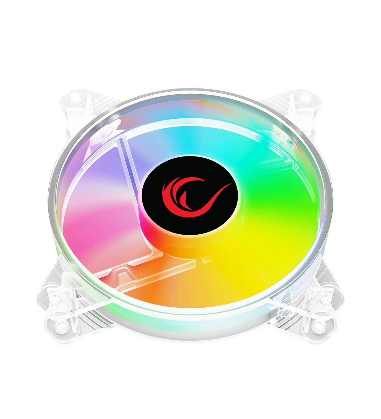 Rampage 6C-121 120x120x25mm Rainbow Ledli Kasa Fan
