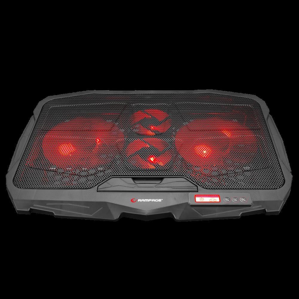 Rampage AD-RC4 Ledli Siyah Notebook Soğutucu Fan