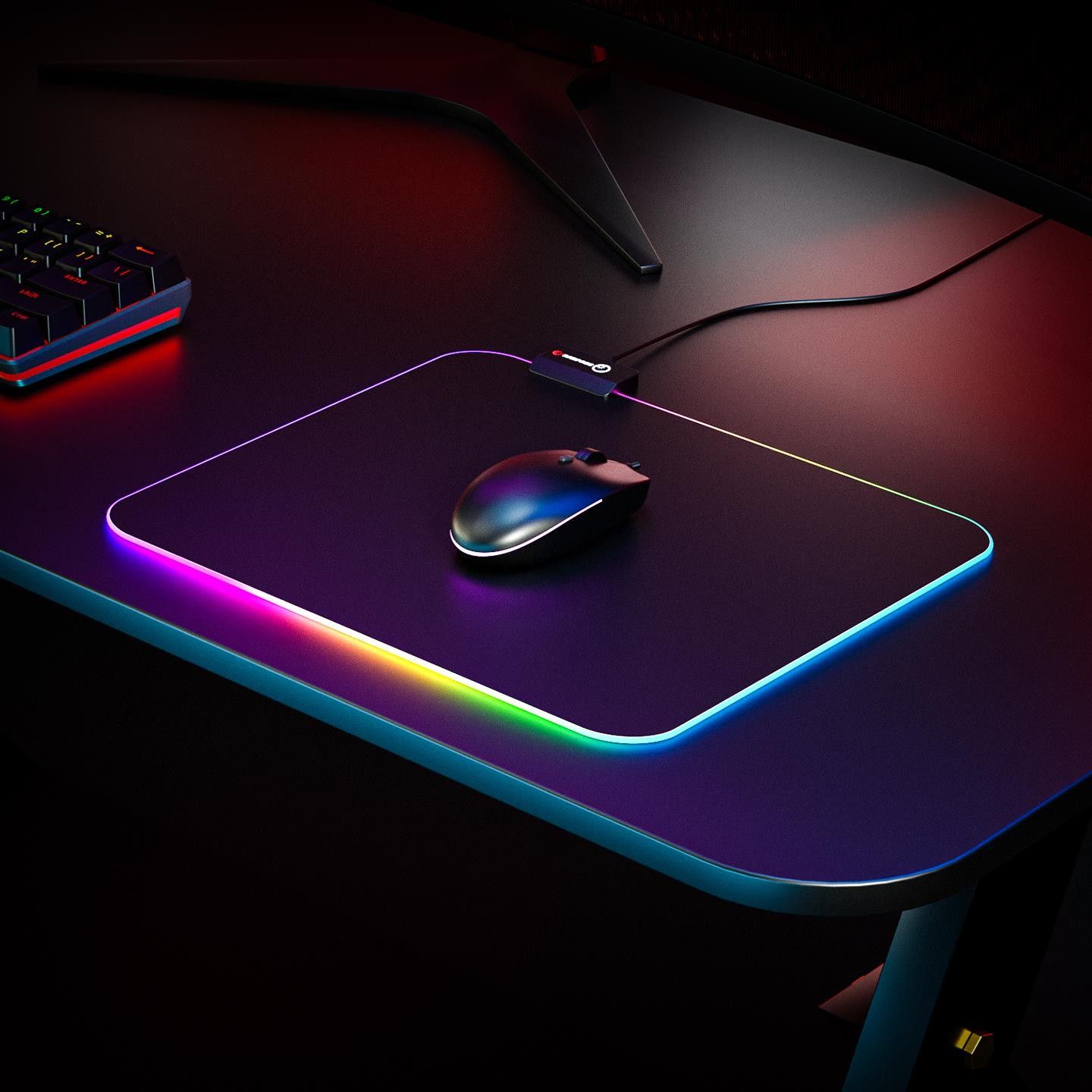 Rampage MP-21 RGB Ledli Gaming Mouse Pad