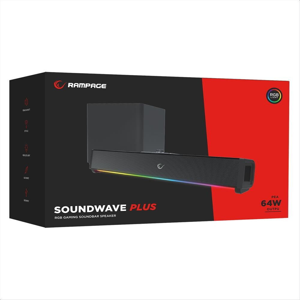 Rampage RM-1 RGB Gaming Soundbar Speaker