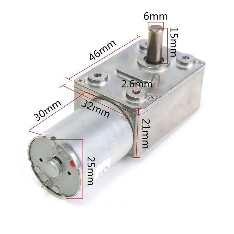 Redüktörlü Motor 12V 90 Rpm