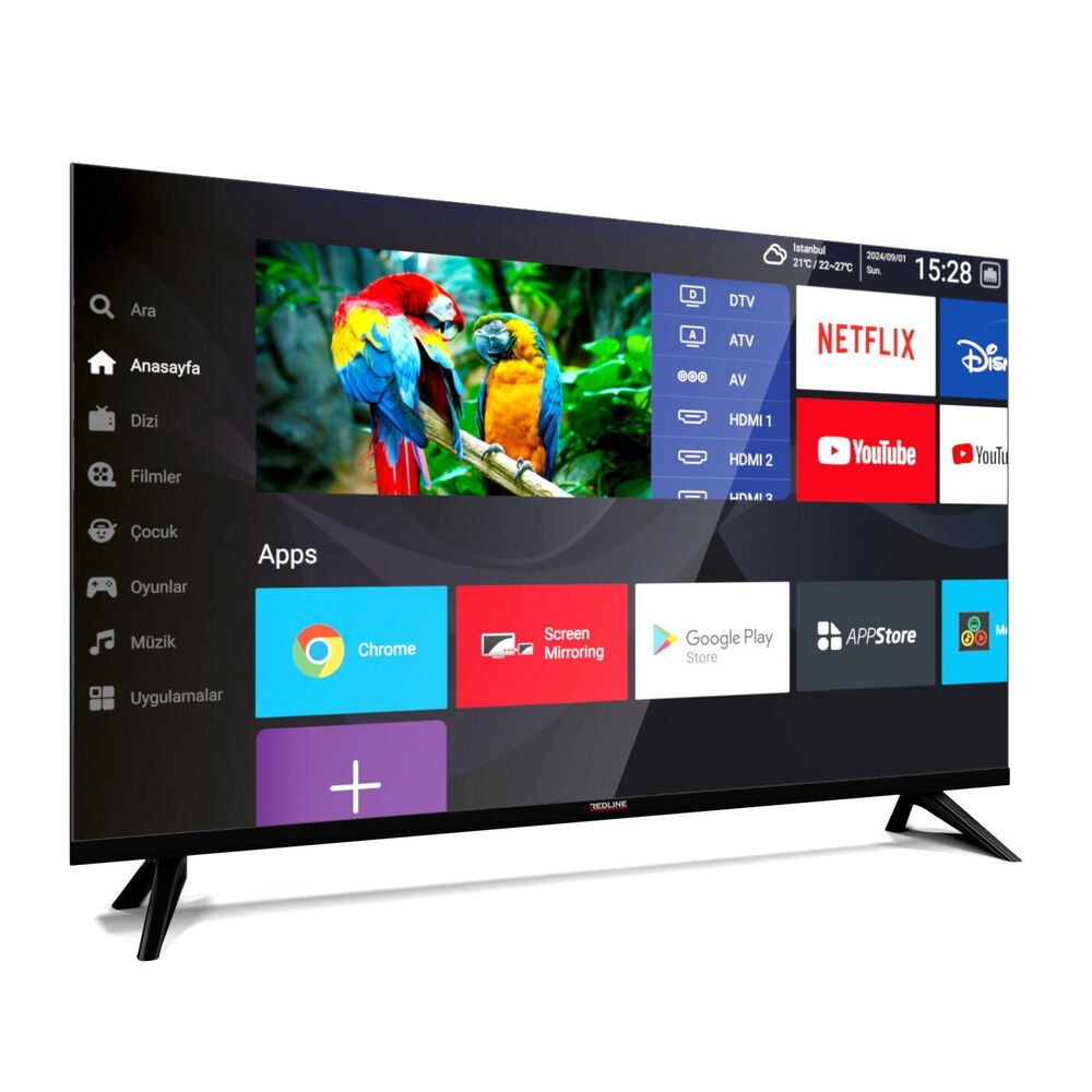 Redline GRT-50 50" 127cm 4K UHD Led Google Tv