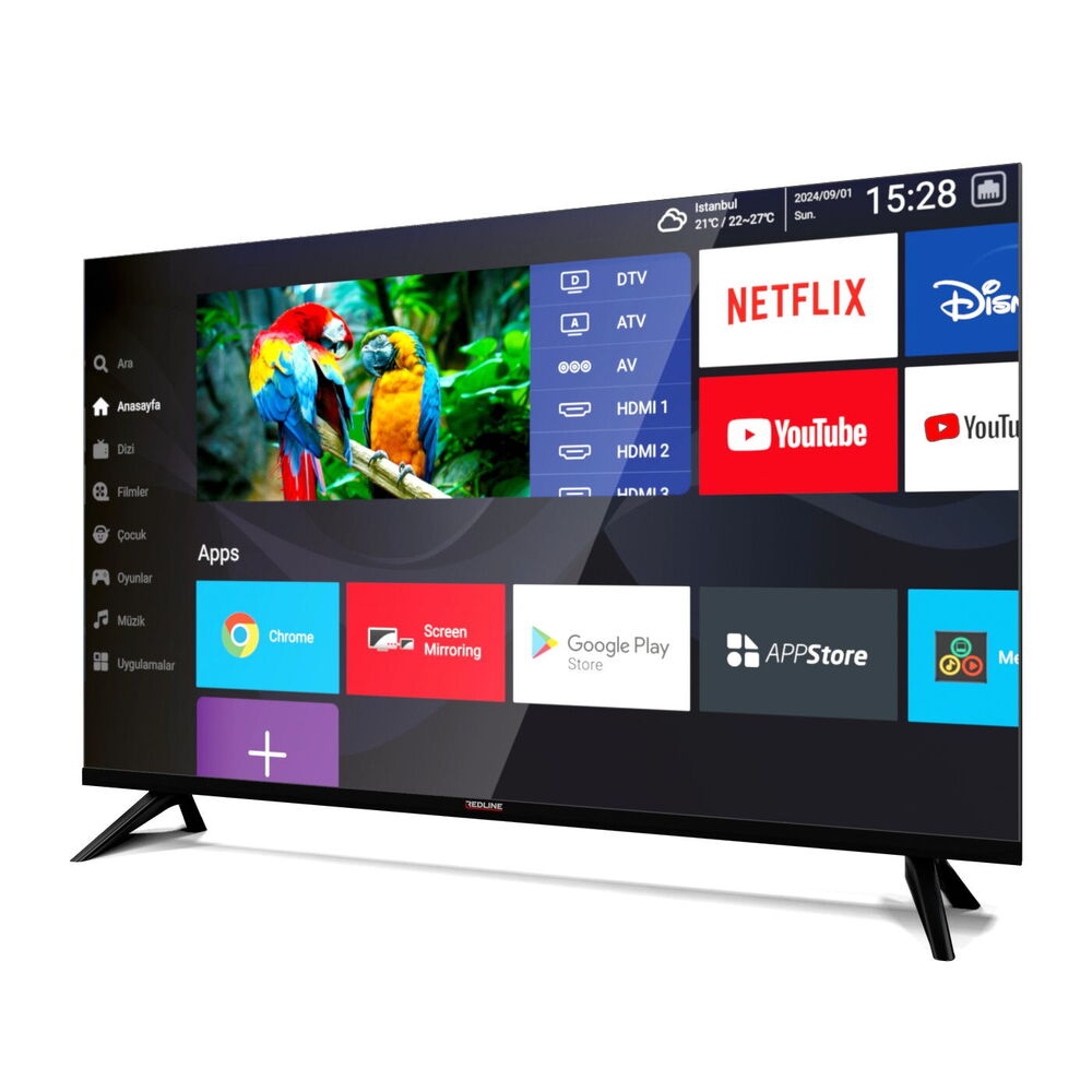 Redline GRT-50 50" 127cm 4K UHD Led Google Tv