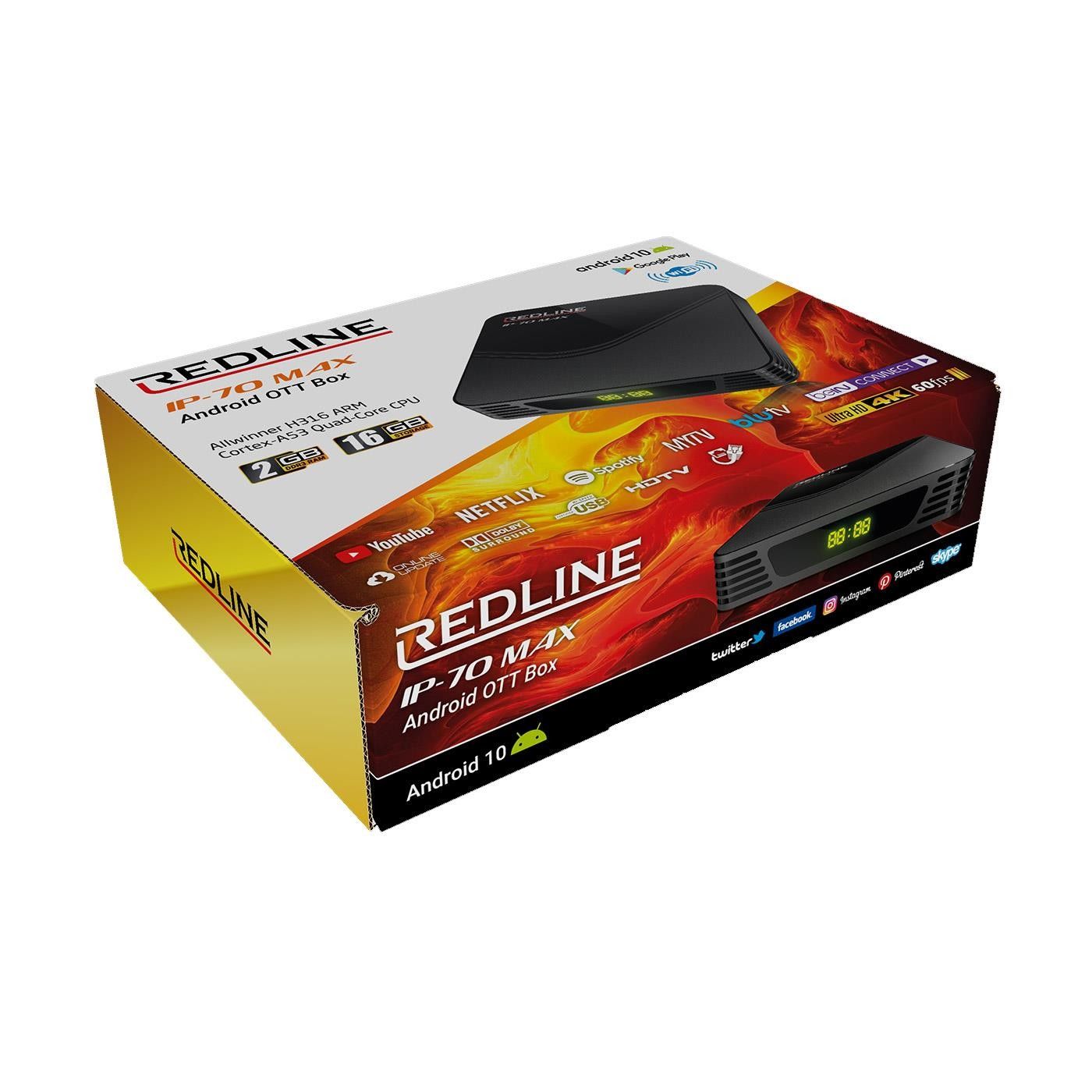 Redline IP-70 MAX 2Gb 16Gb Android 10 Tv Box
