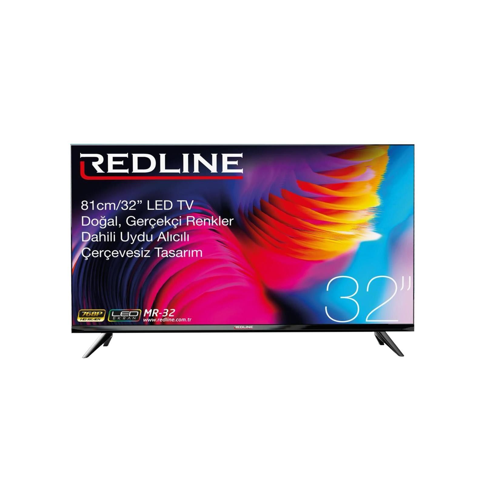 Redline MR-32 32" Uydu Alıcılı Çerçevesiz Led Tv