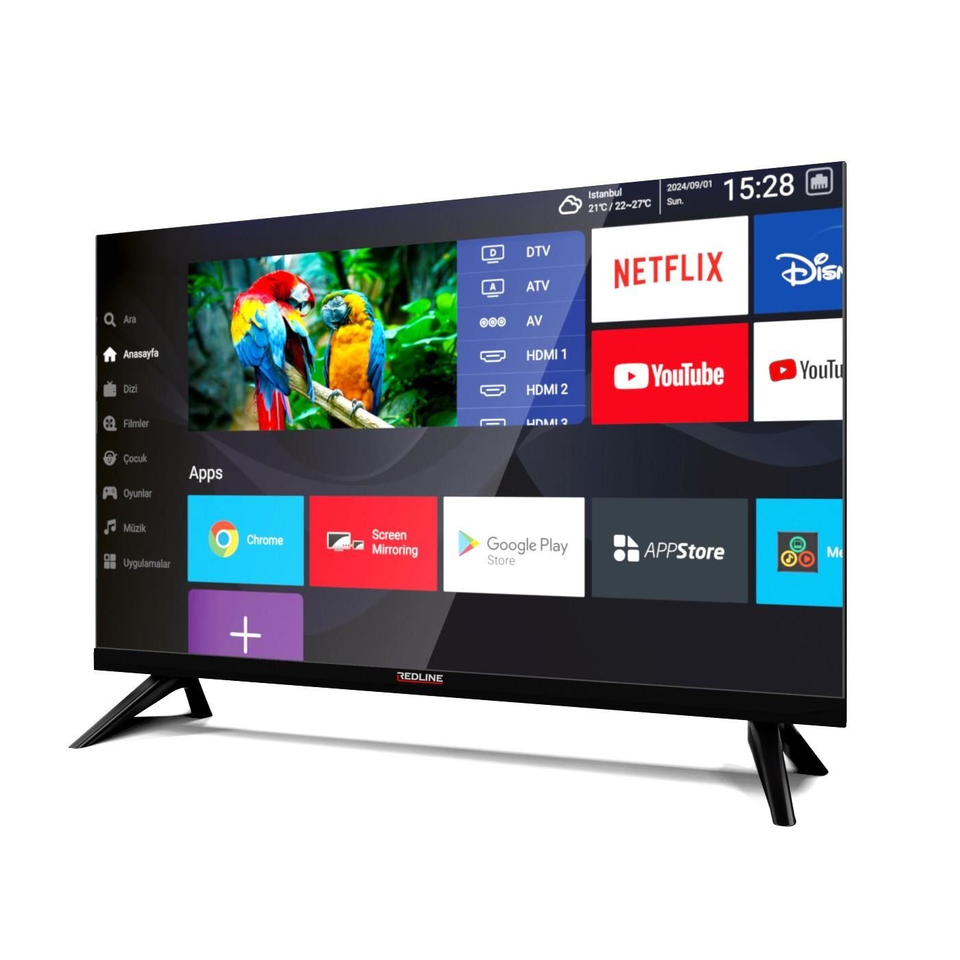 Redline MRT32 32" 81 Ekran FHD Android Led Tv