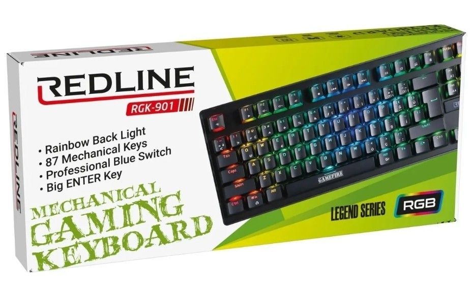 Redline RGK-901 RGB Oyuncu Klavye