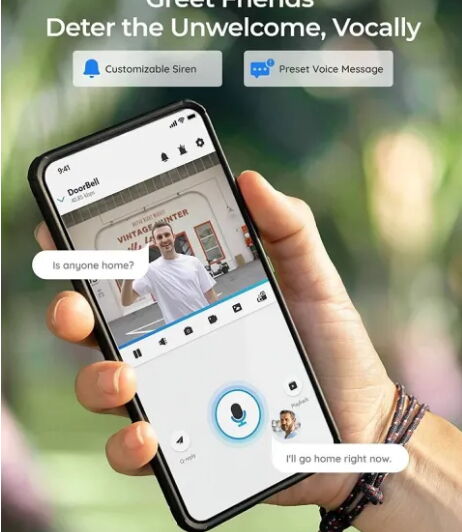 Reolink 5Mp PoE Video Akıllı Kapı Zili